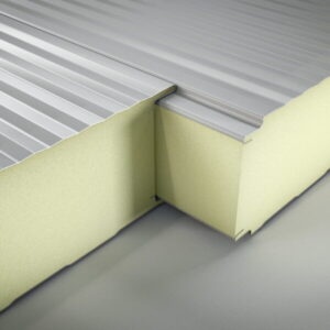 PUR Oldalfal Szendvicspanel látszó rögzítéssel