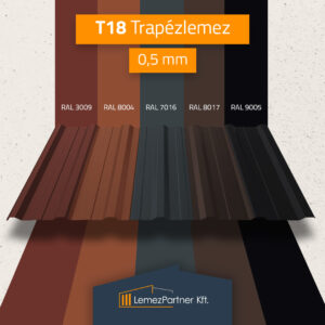 T18 Trapézlemez 120m2 felett