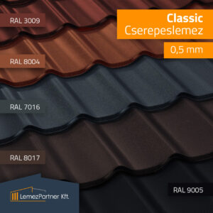Classic Cserepeslemez 120m2 felett